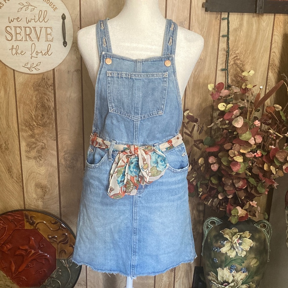Old Navy Light Blue Denim Jumpsuit